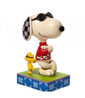 Joe Cool Snoopy and Woodstock Figurine