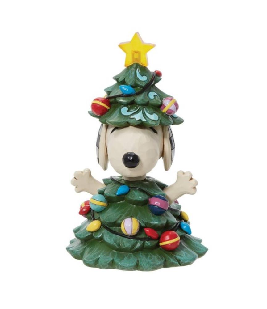 Snoopy Dressed as a Tree Figurine