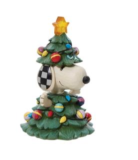 Snoopy Dressed as a Tree Figurine
