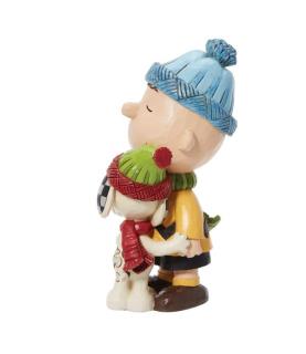 Snoopy and Charlie Brown Hugging Figurine