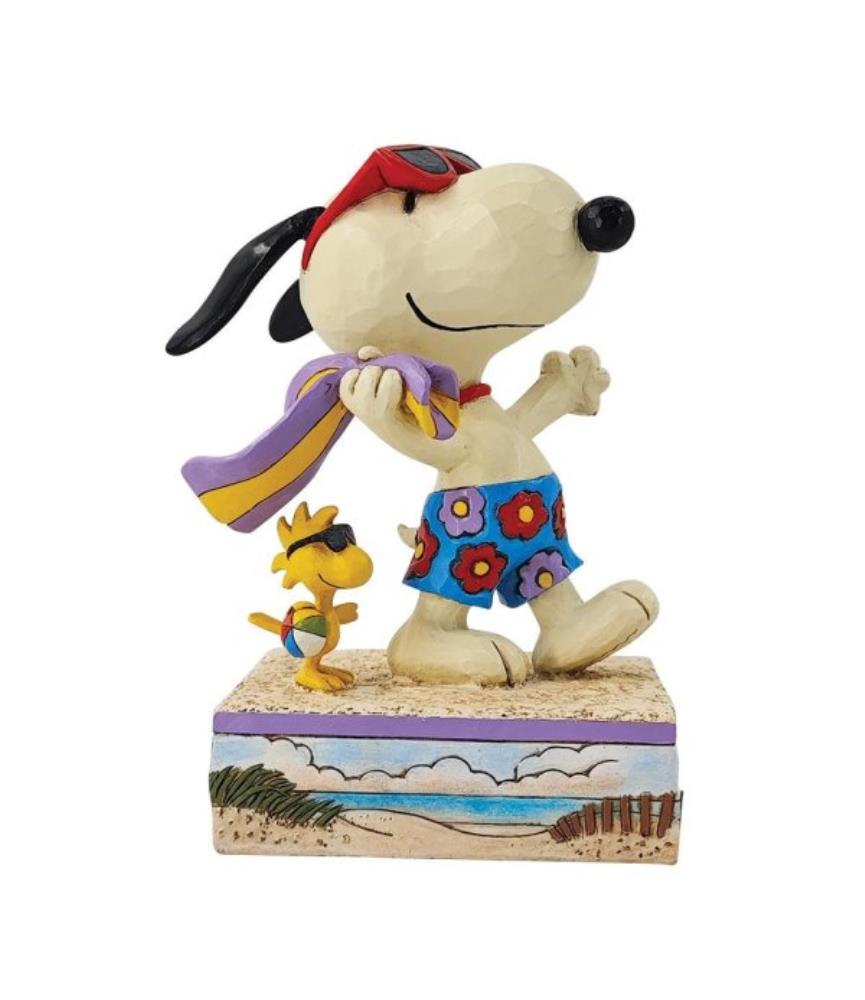 Snoopy & Woodstock on the Beach Figurine