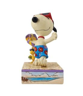 Snoopy & Woodstock on the Beach Figurine