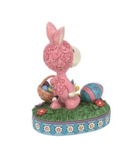 Snoopy and Woodstock in Bunny Suits Figurine