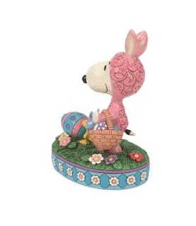 Snoopy and Woodstock in Bunny Suits Figurine