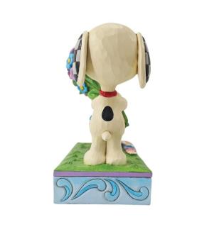 Snoopy and Woodstock Picking Flowers Figurine
