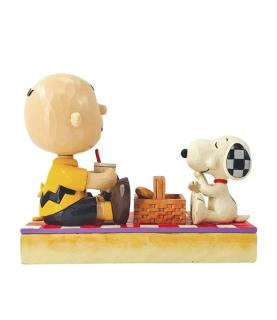 Snoopy, Woodstock and Charlie Brown Picnic Figurine