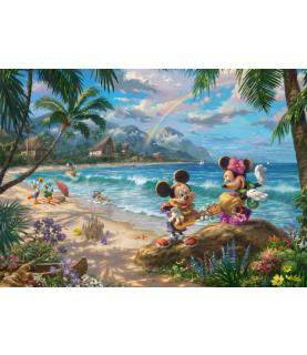 Mickey & Minnie Hawaii, Thomas Kinkade (1000p)