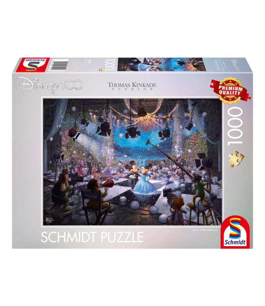 Disney 100th anniversary, Mickey & Minnie, Thomas Kinkade (1000p)