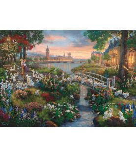 101 Dalmatians, Thomas Kinkade (1000p)