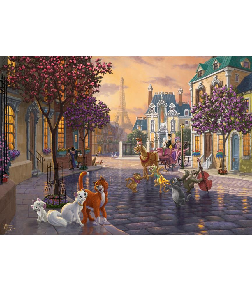 Aristocats, Thomas Kinkade (1000p)