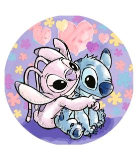 Lilo & Stitch Round Jigsaw Puzzle Stitch (500 pieces)