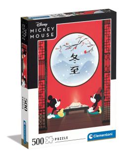 Puzzle Mickey & Minnie in Japan (500p)