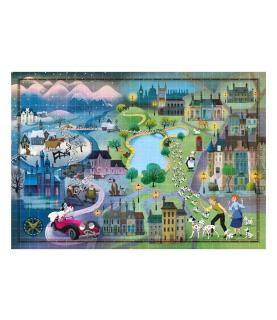 Story Maps Jigsaw Puzzle 101 Dalmations (1000p)