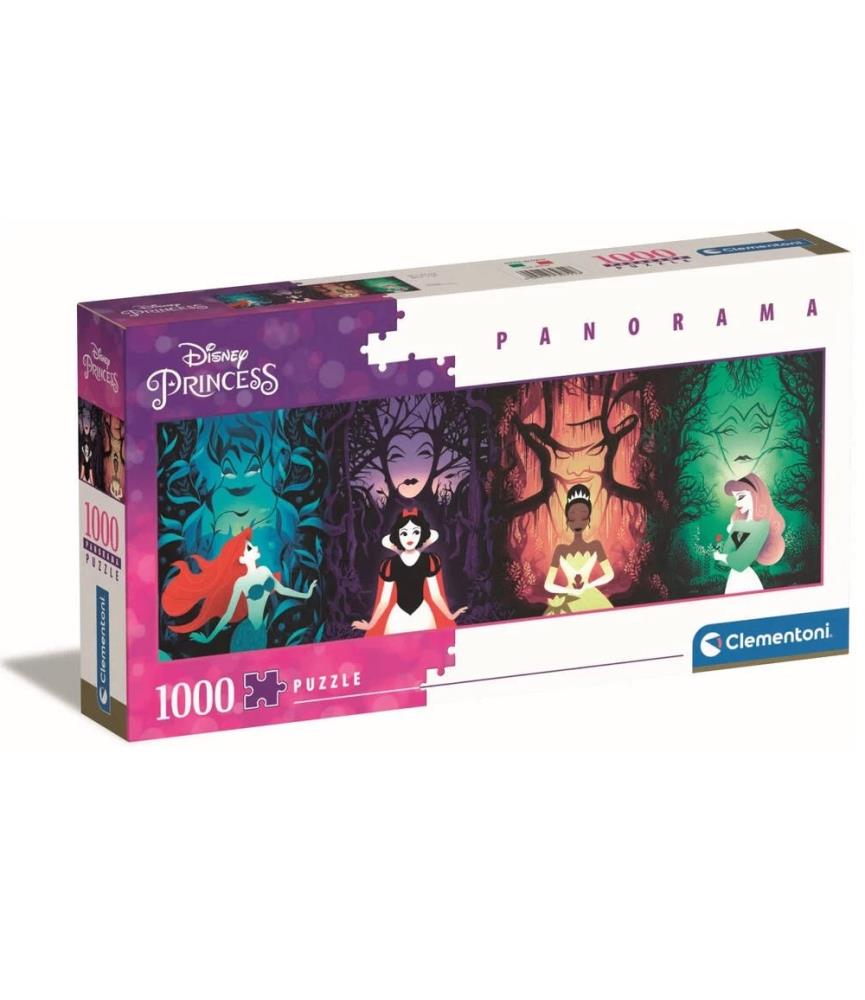 Ariel, Snow White, Tiana and Aurora - Panorama Puzzle (1000p)