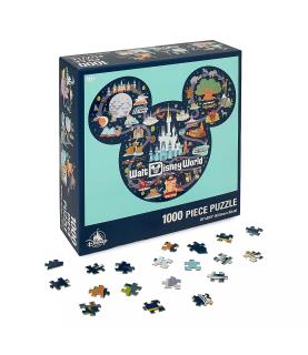 Mickey Mouse Icon Walt Disney World Map Puzzle