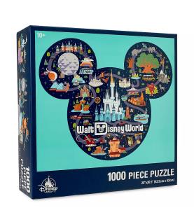 Mickey Mouse Icon Walt Disney World Map Puzzle