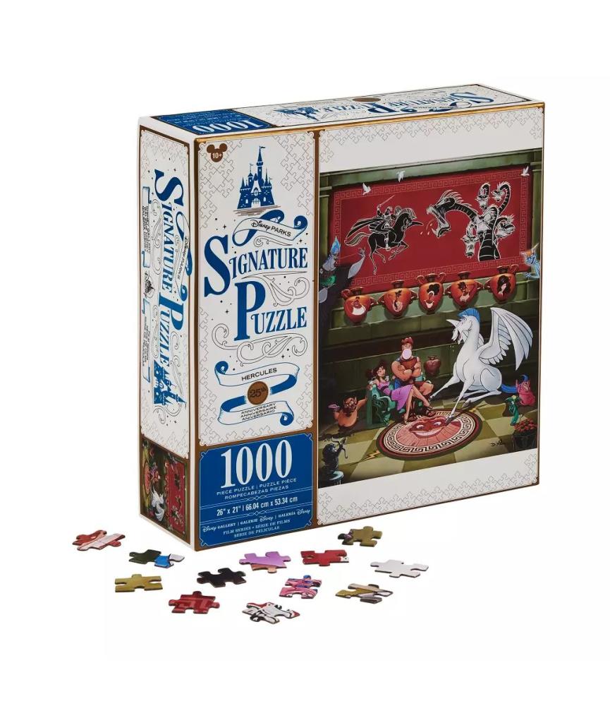 Disney Parks Hercules 25th Anniversary 1000 Piece Signature Puzzle