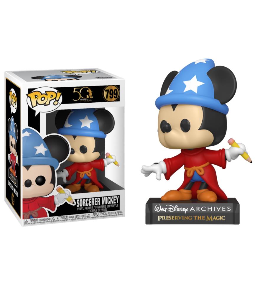 Pop! Disney: Fantasia - Archives - Sorcerer Mickey (no799)