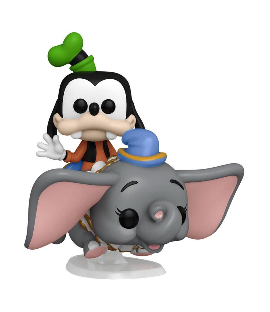 Walt Disney World 50th Anniversary POP! Rides Super Deluxe Vinyl Figure Dumbo w/Goofy (no105)