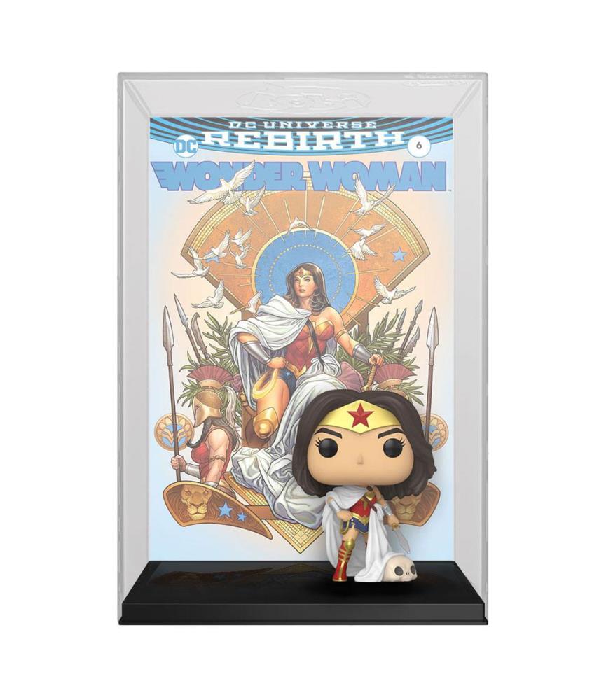 DC Rebirth POP! Comic Cover Vinyl Figure 80th Wonder Woman (Rebirth) On Throne (no03)