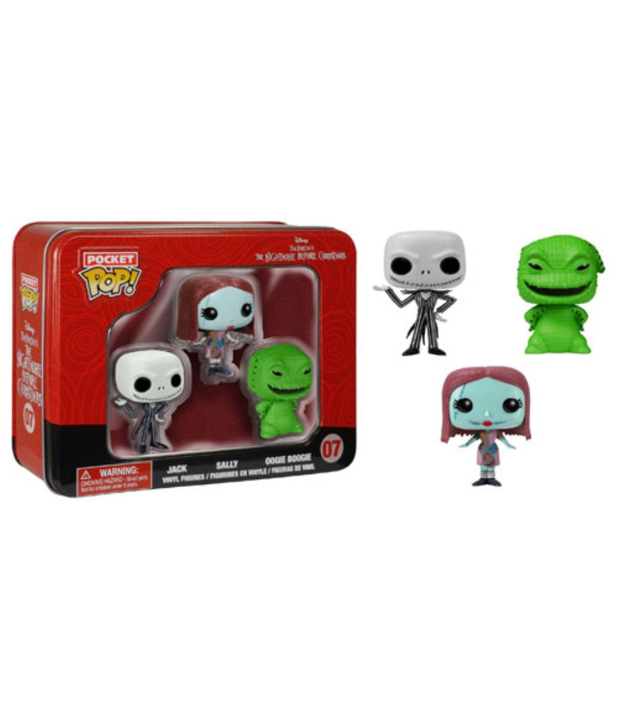 Pocket Pop! Tins: NBX - Jack, Sally Oogie Boogie 3 pack (no07)