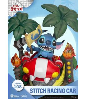 Stitch Racing Car PVC Diorama