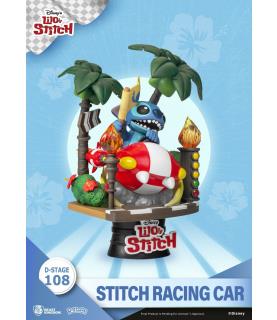 Stitch Racing Car PVC Diorama