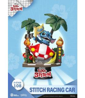 Stitch Racing Car PVC Diorama