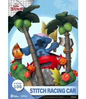 Stitch Racing Car PVC Diorama