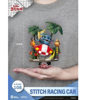 Stitch Racing Car PVC Diorama
