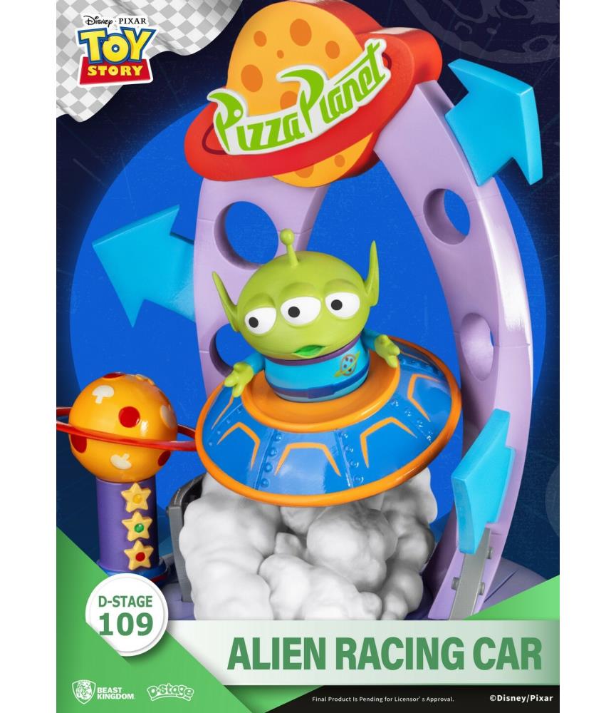 Toy Story - Alien Racing Car PVC Diorama Statue