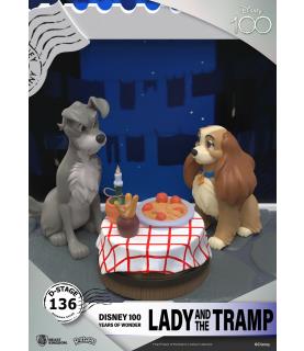 Disney: 100th Anniversary - Lady and the Tramp PVC Diorama Statue