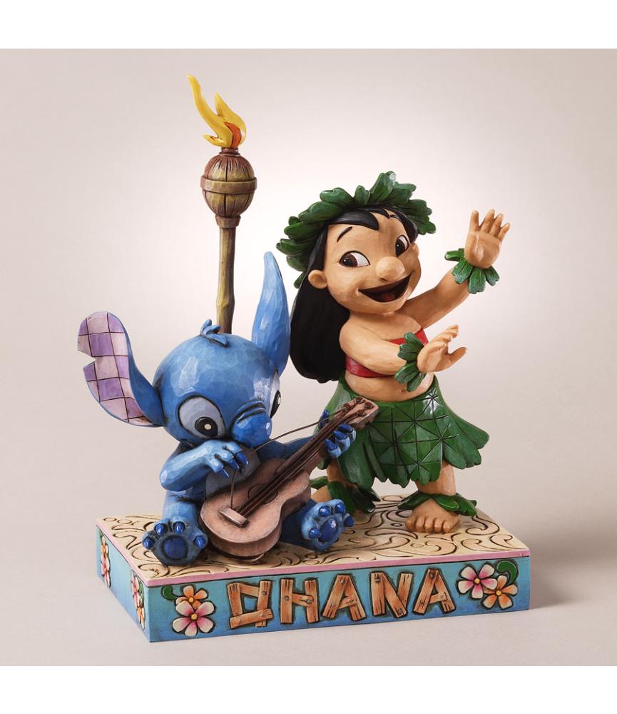 "Ohana means family": Lilo and Stitch (re-introduction) (Signed by Jim Shore)