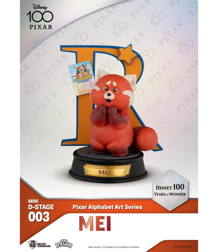 Disney 100 PIXAR ALPHABET ART 6体セット✨希少✨ Beast Kingdom - Disney 100 Years - MDS-003 Pixar Alphabet