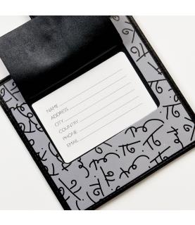 Minnie Mouse Black & White Luggage Tag