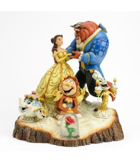 Tale As Old As Time: Wood Carved Beauty & The Beast