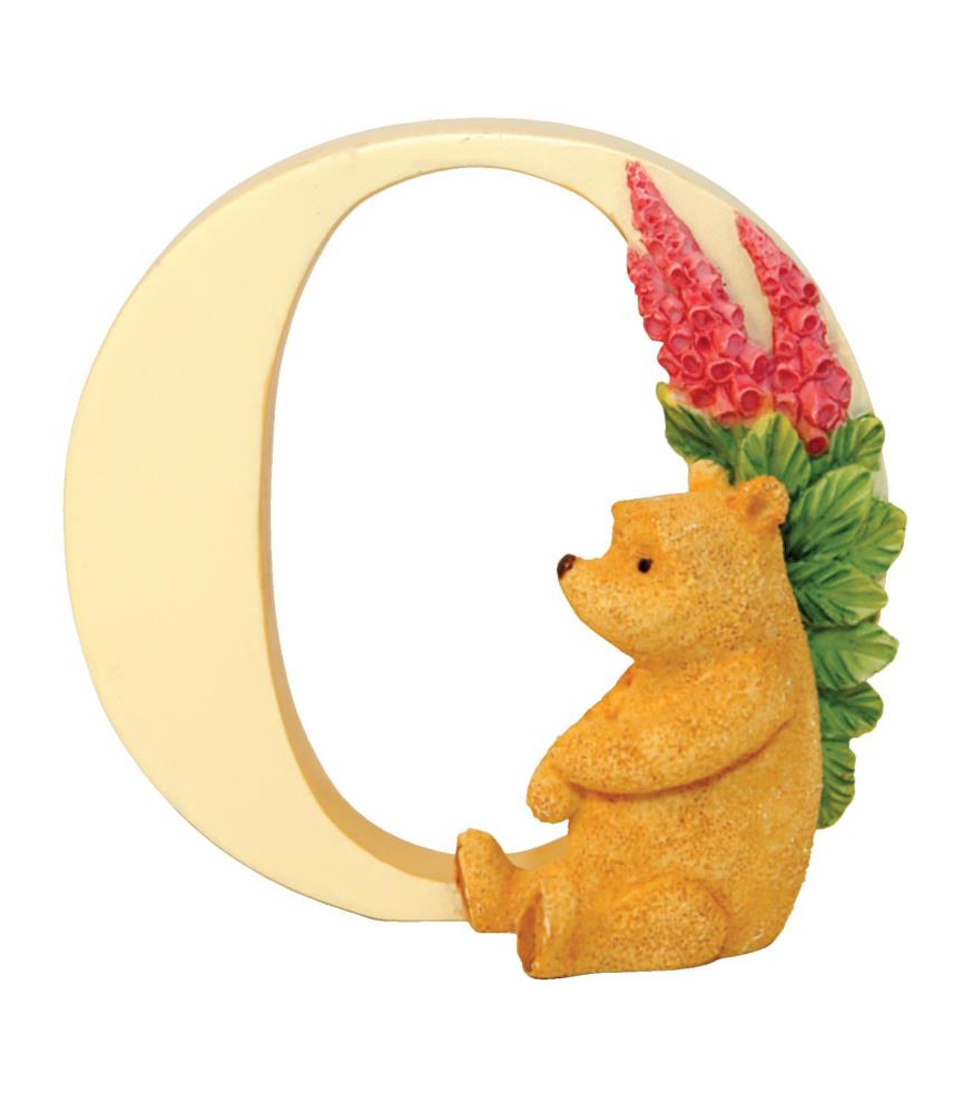 O - Pooh with foxgloves