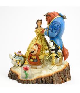 Tale As Old As Time: Wood Carved Beauty & The Beast