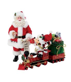 Santa Mickey & Minnie Mouse Christmas Train