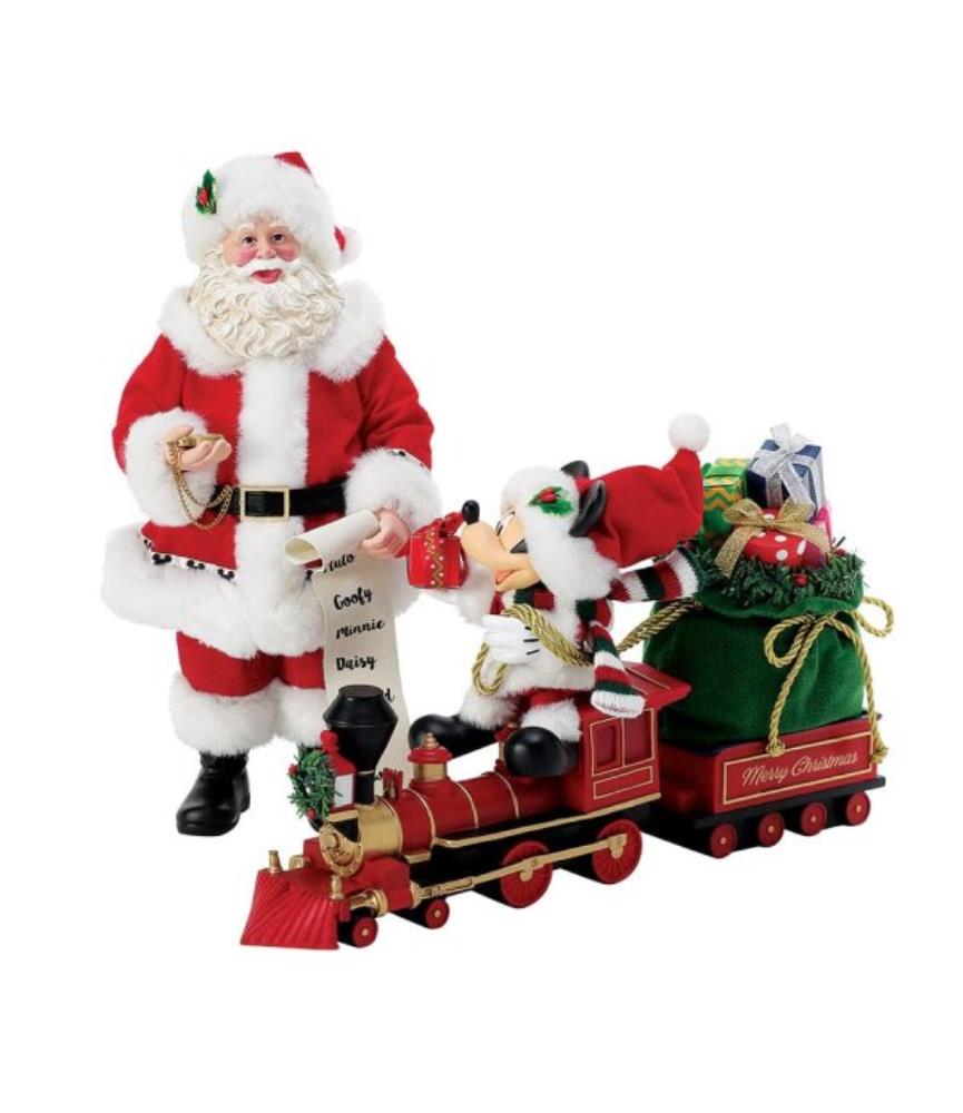 Santa Mickey & Minnie Mouse Christmas Train