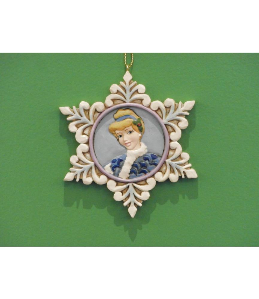 Snow Flakes Princess Orn set of 5: 3 of 5: Cinderella
