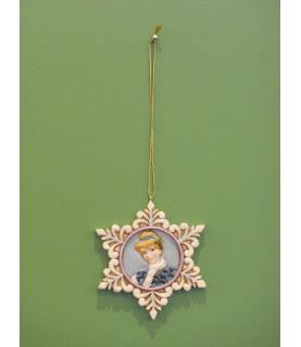 Snow Flakes Princess Orn set of 5: 3 of 5: Cinderella