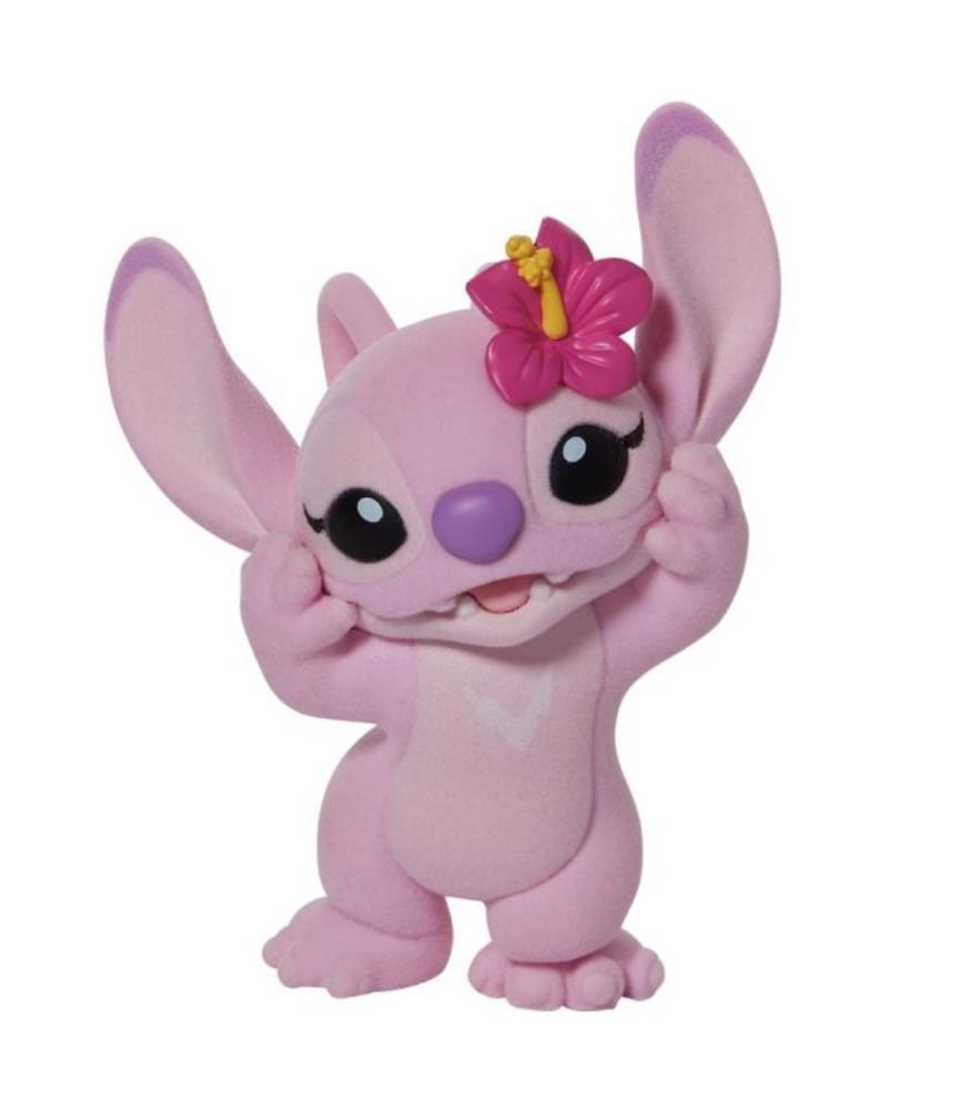 Flocked Angel Figurine