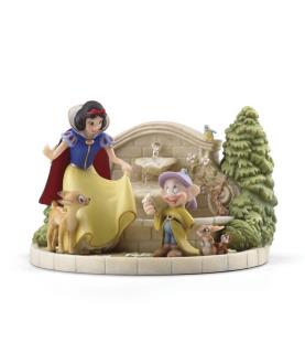 Snow White's Charming Garden Fountain