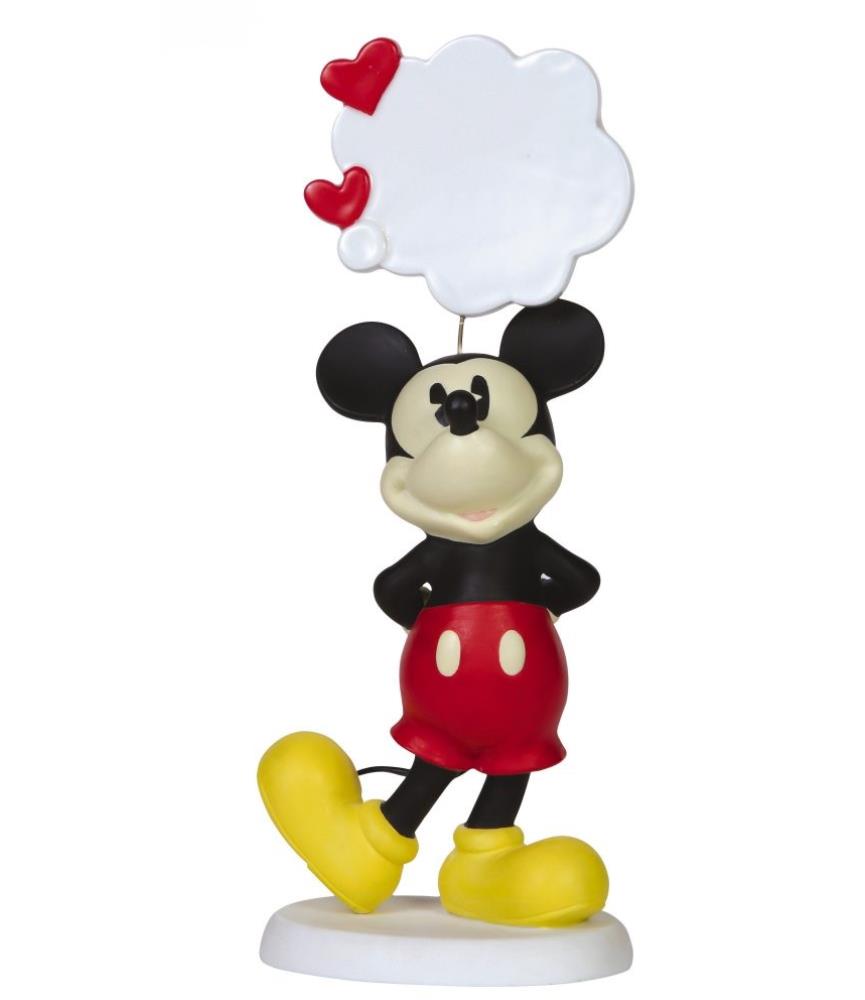 My thoughts are filled with you: Mickey Thought Bubble Figurine with Pen