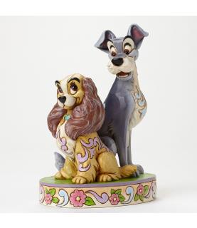 Opposites Attract: Lady & Tramp 60th Anniversary (Signed by Jim Shore)