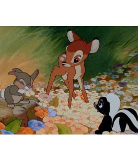 Pretty Flower: Bambi, Thumper & Flower