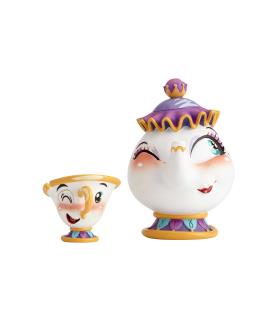 Miss Mindy Mrs. Potts and Chip Figurine
