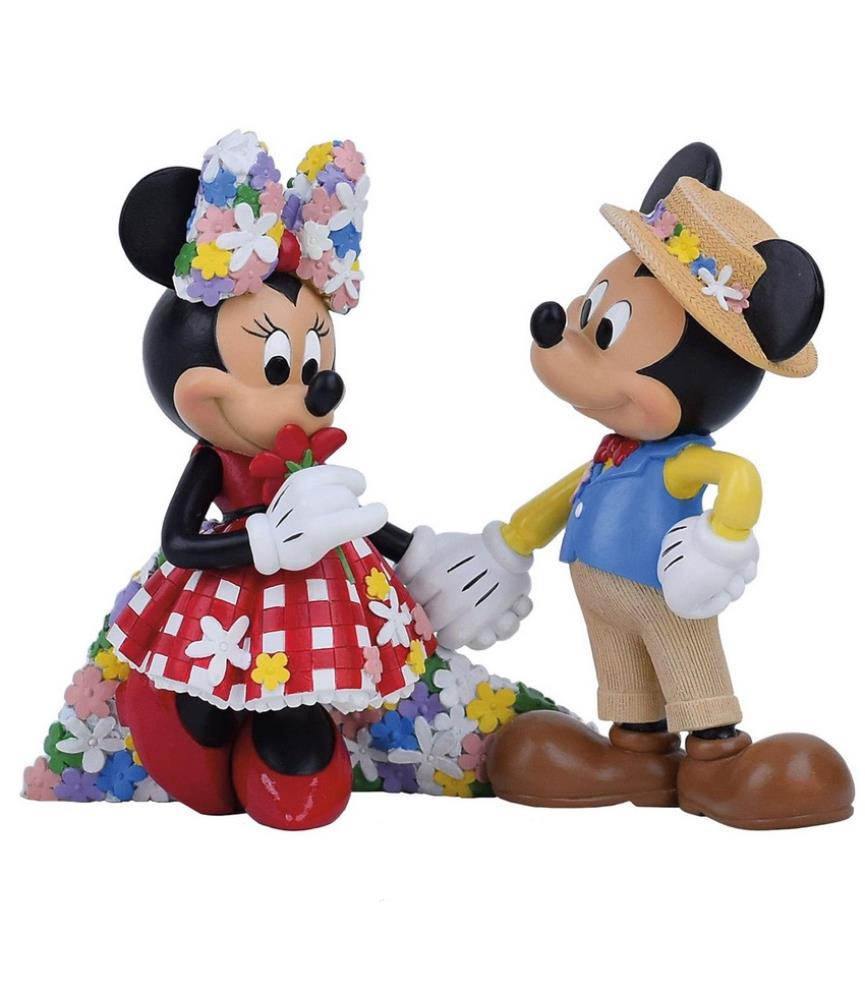 Botanical Couture Mickey & Minnie Figurine