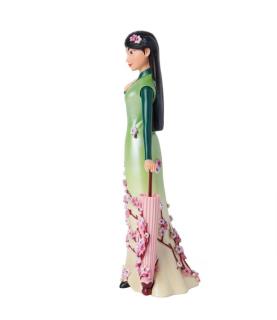 Botanical Couture Mulan Figurine